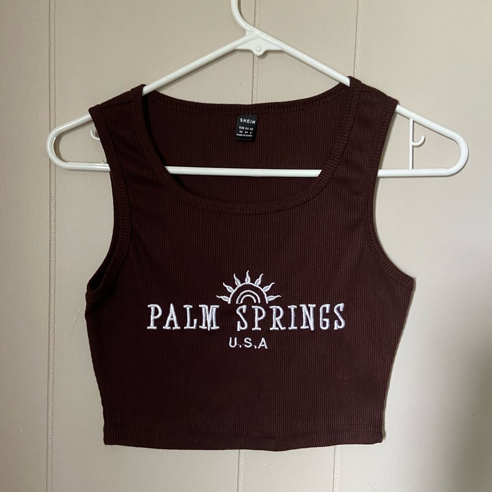 Graphic crop top